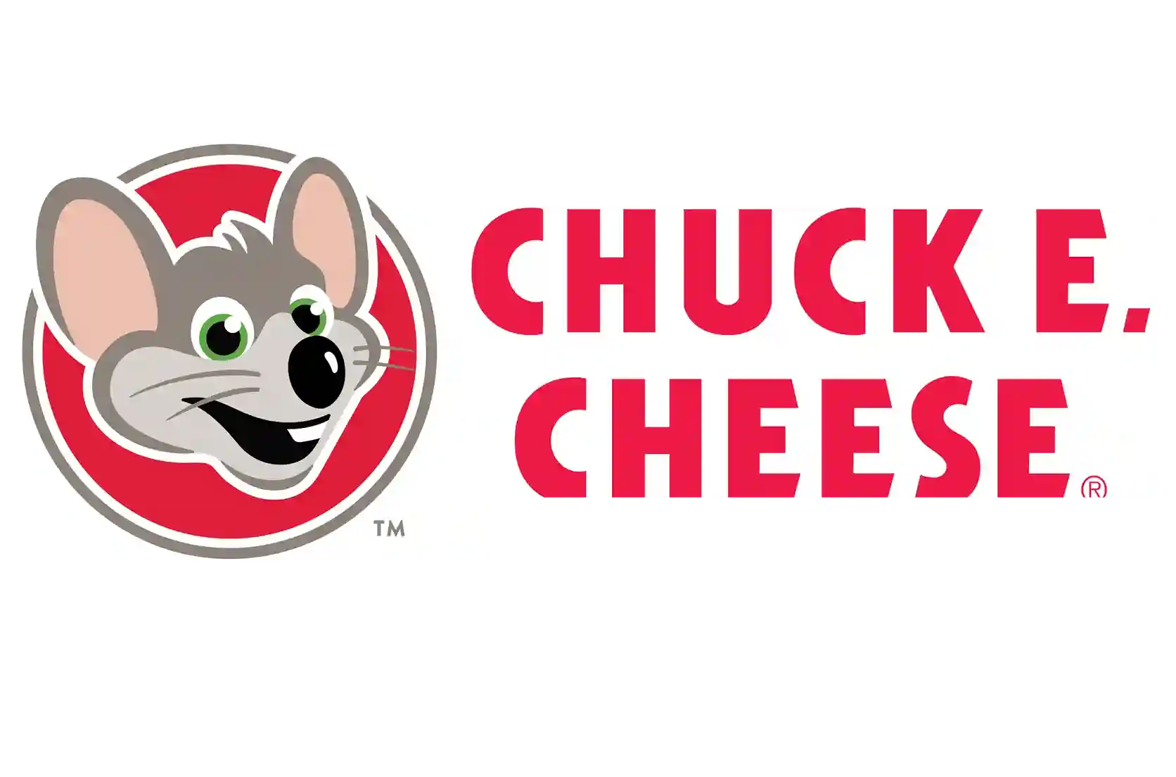 Logotipo de Chuck E. Cheese en Perú, centro de entretenimiento familiar con juegos de arcade, pizzas y espectáculos infantiles