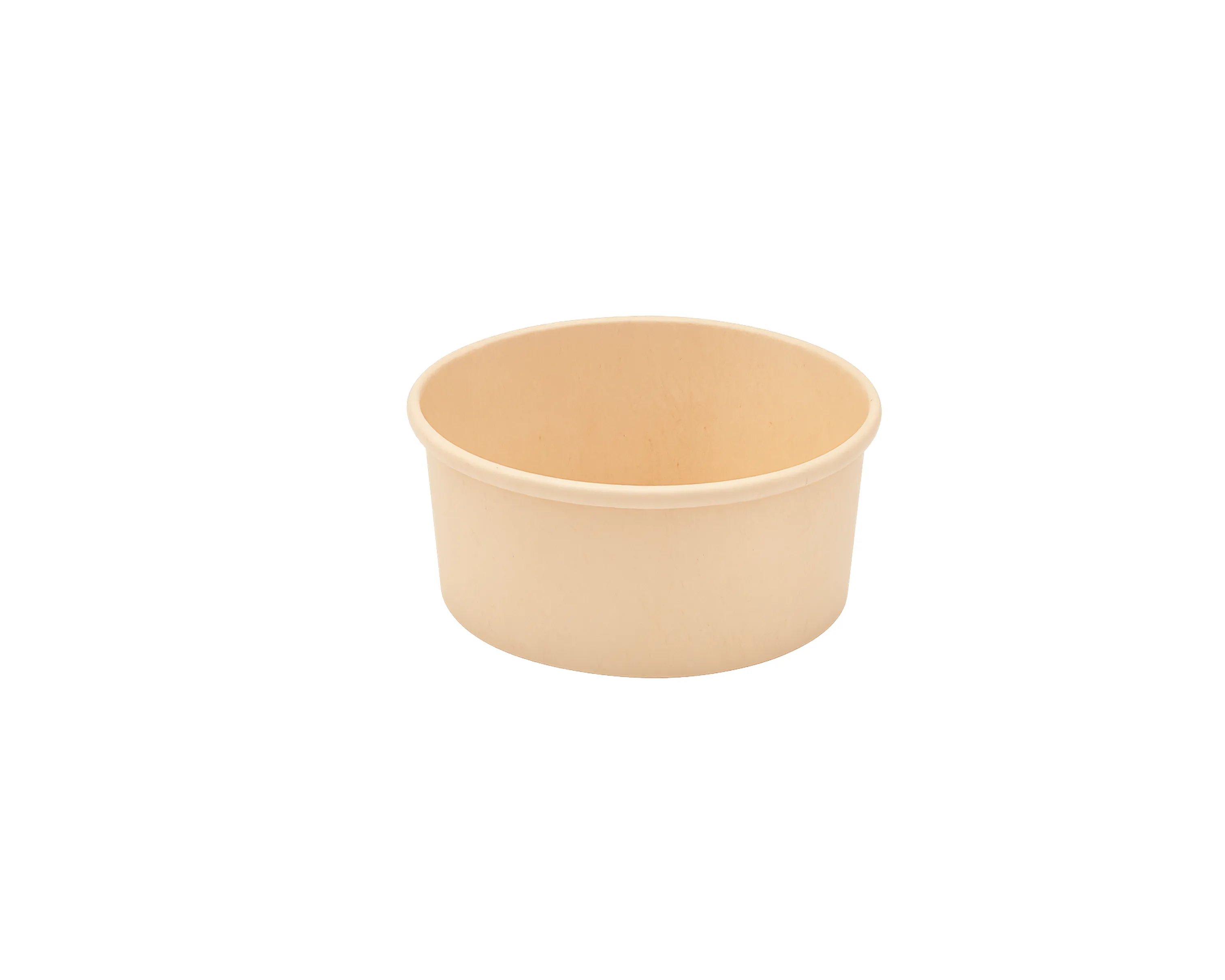 Envase biodegradable tipo bowl de 750ml hecho de bambú, ideal para ensaladas frescas, sopas calientes y postres. Opción ecológica, resistente y perfecta para delivery sostenible.