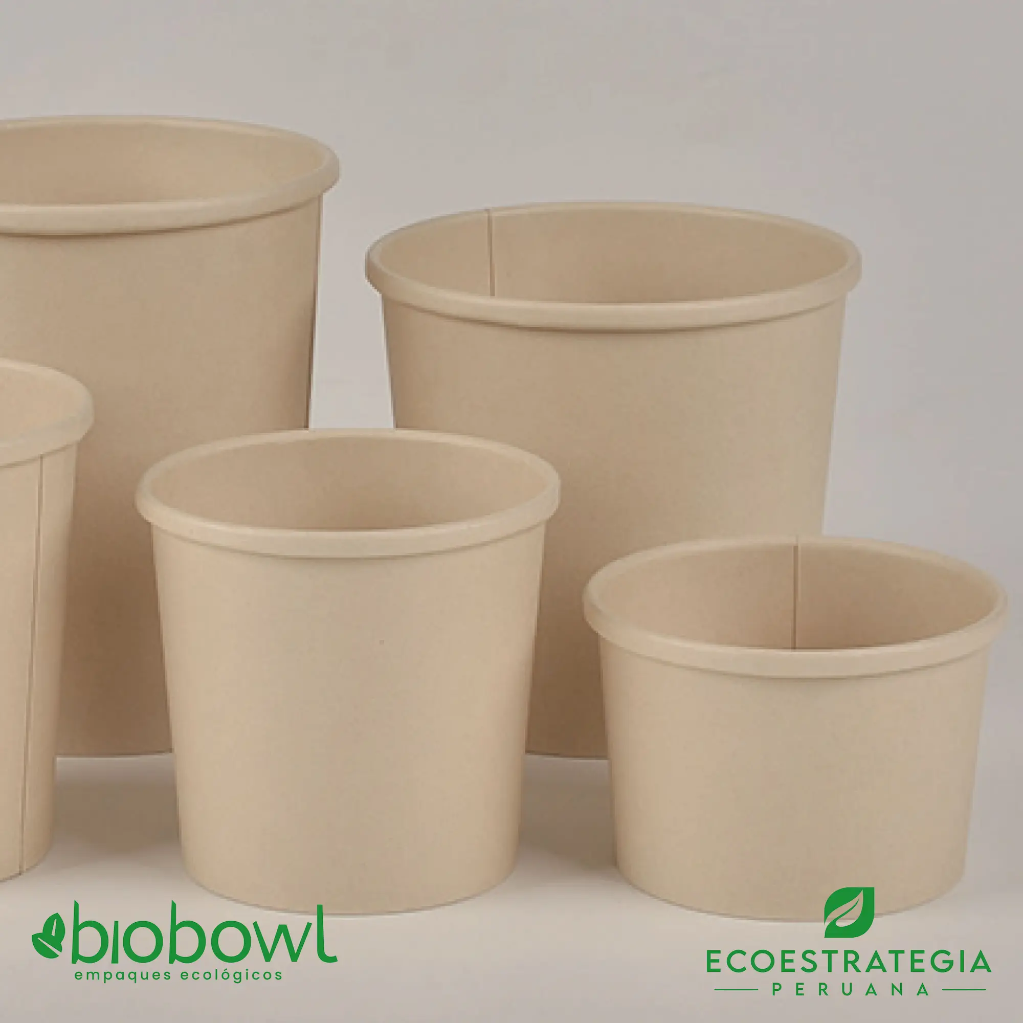 Bowl 16oz sopero con diseño natural y práctico, hecho para mantener el calor de caldos y cremas en delivery.