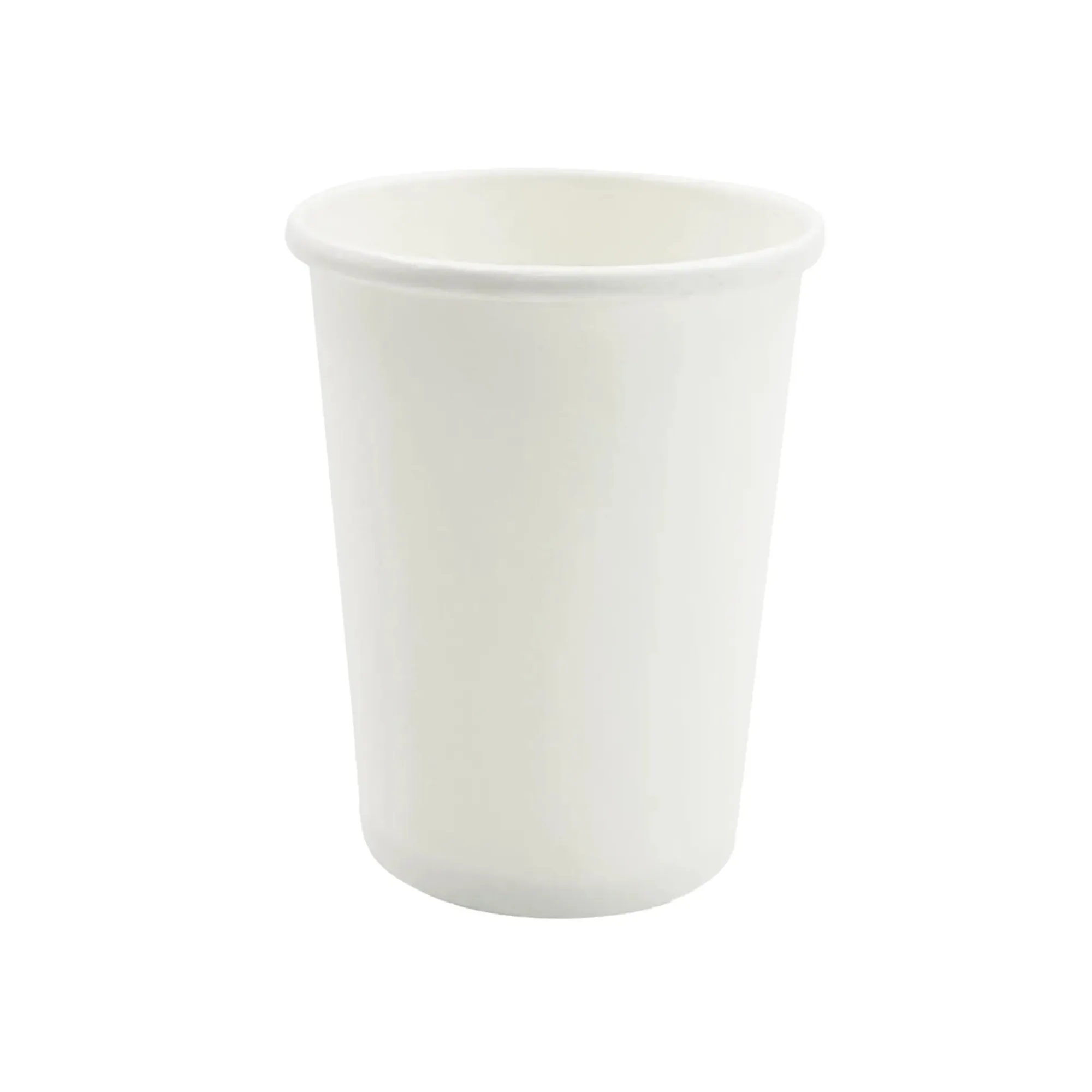 Vasos ecológicos de polipapel de 12oz para café y bebidas calientes, diseñados para mantener la temperatura y evitar derrames en delivery.